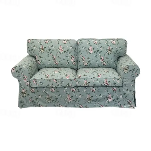 2 Seat Sofa Cover or 2 Seat Sofa Bed Cover with Cushion Covers and Backrest Covers For Ektorp Couch Slipcover Washable Furniture Protector LITB PRIME cover Ektcover