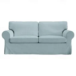 2 Seat Sofa Cover or 2 Seat Sofa Bed Cover with Cushion Covers and Backrest Covers For Ektorp Couch Slipcover Washable Furniture Protector LITB PRIME cover Ektcover