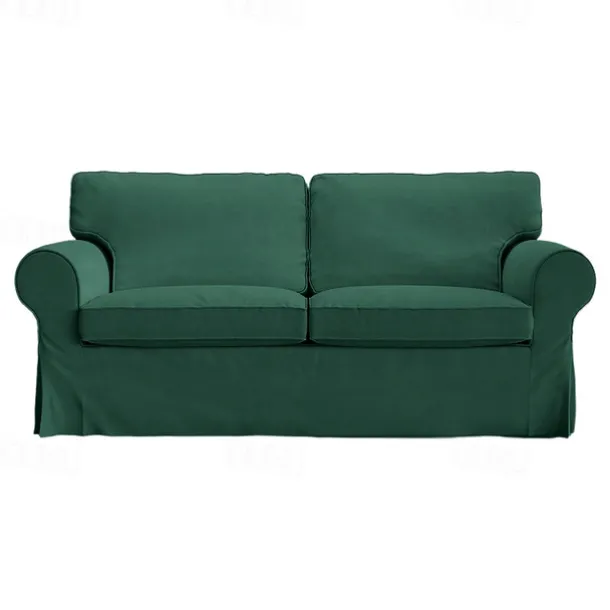 2 Seat Sofa Cover or 2 Seat Sofa Bed Cover with Cushion Covers and Backrest Covers For Ektorp Couch Slipcover Washable Furniture Protector LITB PRIME cover Ektcover