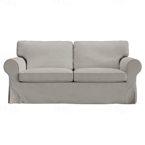 2 Seat Sofa Cover or 2 Seat Sofa Bed Cover with Cushion Covers and Backrest Covers For Ektorp Couch Slipcover Washable Furniture Protector LITB PRIME cover Ektcover