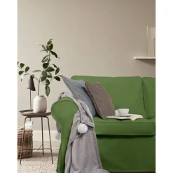 2 Seat Sofa Cover or 2 Seat Sofa Bed Cover with Cushion Covers and Backrest Covers For Ektorp Couch Slipcover Washable Furniture Protector LITB PRIME cover Ektcover