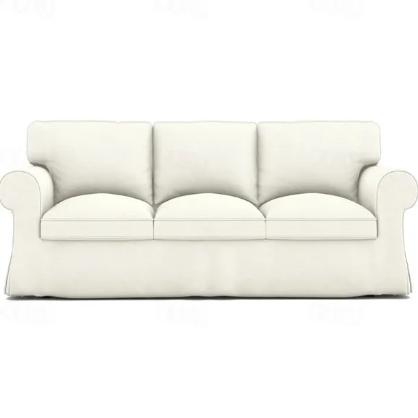 3 Seater Sofa Cover, Cotton Couch Cover with 3 Cushion Cover and 3 Backrest Cover For Ektorp Slipcover Washable Furniture Protector LITB PRIME cover Ektcover
