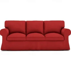 3 Seater Sofa Cover, Cotton Couch Cover with 3 Cushion Cover and 3 Backrest Cover For Ektorp Slipcover Washable Furniture Protector LITB PRIME cover Ektcover