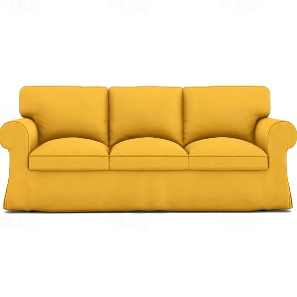 3 Seater Sofa Cover, Cotton Couch Cover with 3 Cushion Cover and 3 Backrest Cover For Ektorp Slipcover Washable Furniture Protector LITB PRIME cover Ektcover