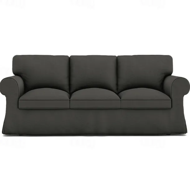 3 Seater Sofa Cover, Cotton Couch Cover with 3 Cushion Cover and 3 Backrest Cover For Ektorp Slipcover Washable Furniture Protector LITB PRIME cover Ektcover