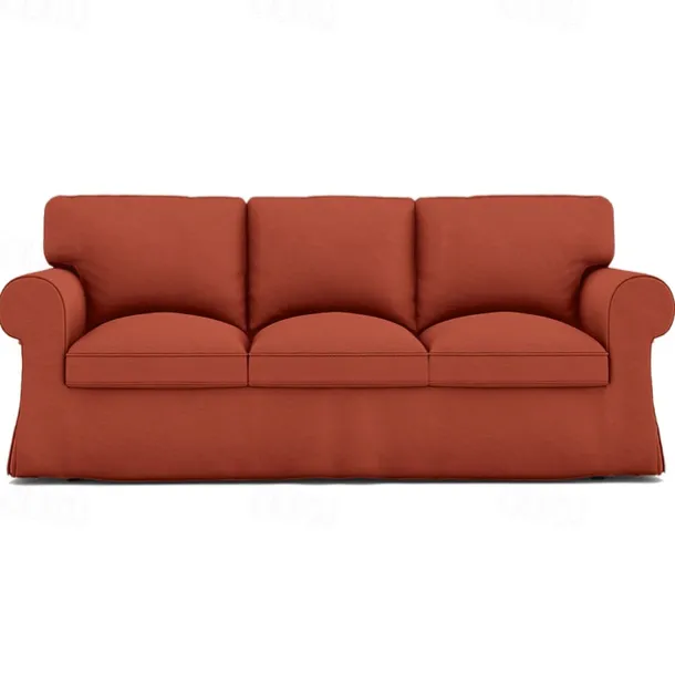 3 Seater Sofa Cover, Cotton Couch Cover with 3 Cushion Cover and 3 Backrest Cover For Ektorp Slipcover Washable Furniture Protector LITB PRIME cover Ektcover