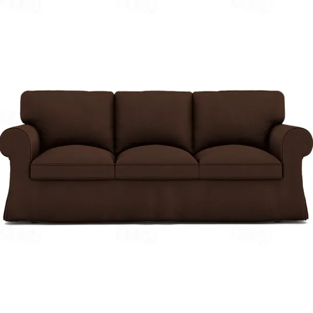 3 Seater Sofa Cover, Cotton Couch Cover with 3 Cushion Cover and 3 Backrest Cover For Ektorp Slipcover Washable Furniture Protector LITB PRIME cover Ektcover