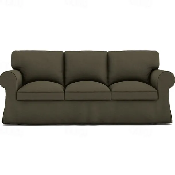 3 Seater Sofa Cover, Cotton Couch Cover with 3 Cushion Cover and 3 Backrest Cover For Ektorp Slipcover Washable Furniture Protector LITB PRIME cover Ektcover
