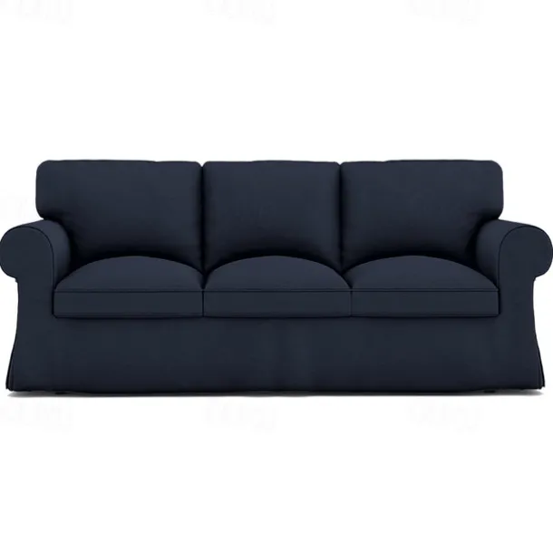 3 Seater Sofa Cover, Cotton Couch Cover with 3 Cushion Cover and 3 Backrest Cover For Ektorp Slipcover Washable Furniture Protector LITB PRIME cover Ektcover