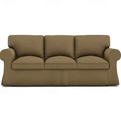 3 Seater Sofa Cover, Cotton Couch Cover with 3 Cushion Cover and 3 Backrest Cover For Ektorp Slipcover Washable Furniture Protector LITB PRIME cover Ektcover
