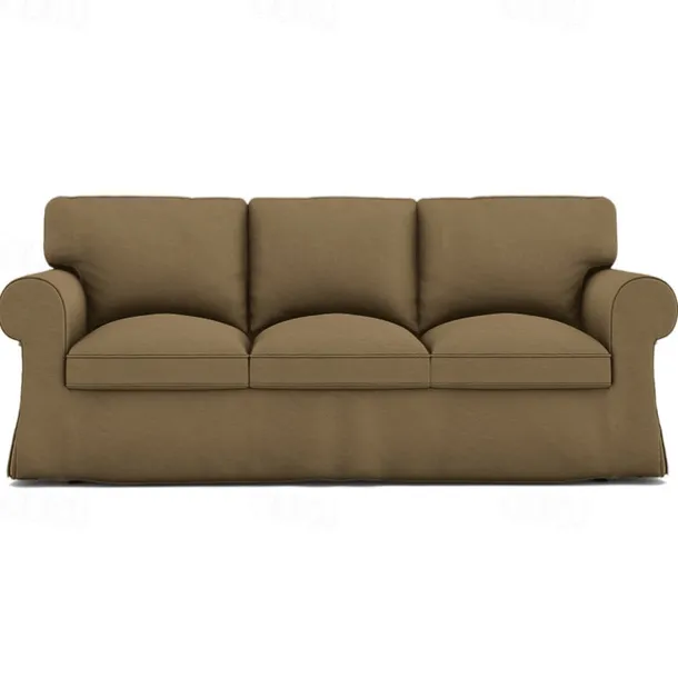 3 Seater Sofa Cover, Cotton Couch Cover with 3 Cushion Cover and 3 Backrest Cover For Ektorp Slipcover Washable Furniture Protector LITB PRIME cover Ektcover