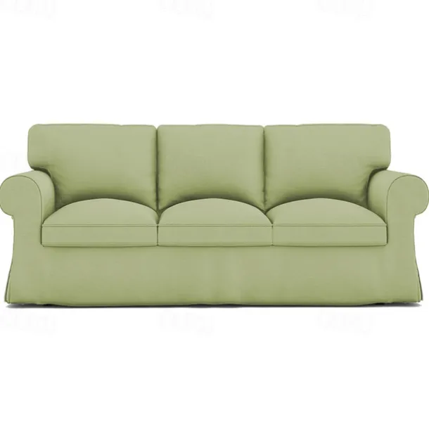3 Seater Sofa Cover, Cotton Couch Cover with 3 Cushion Cover and 3 Backrest Cover For Ektorp Slipcover Washable Furniture Protector LITB PRIME cover Ektcover