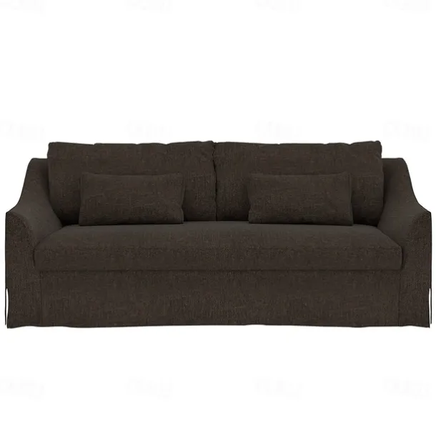3 Seater Sofa Cover Solid Color Slipcovers FARcover LITB PRIME cover