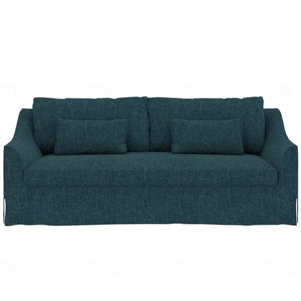 3 Seater Sofa Cover Solid Color Slipcovers FARcover LITB PRIME cover