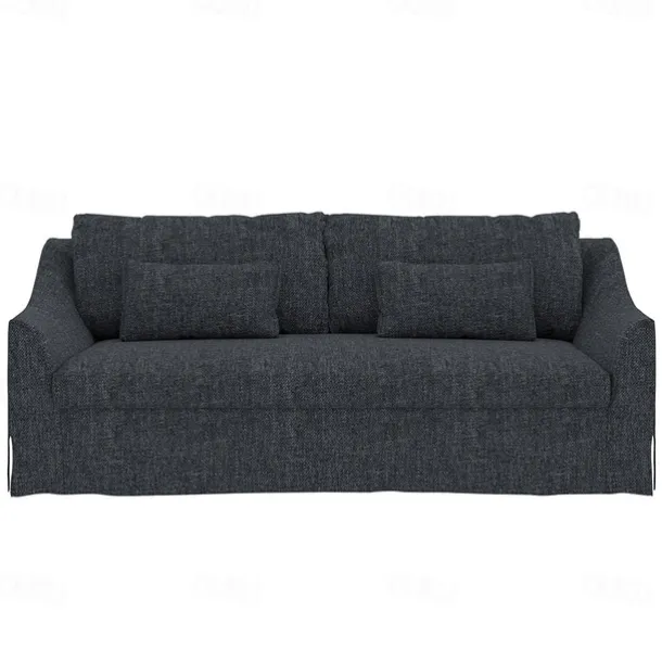 3 Seater Sofa Cover Solid Color Slipcovers FARcover LITB PRIME cover