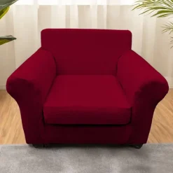 1 Seater Sofa Cover Stylish and Durable Slipcover Perfect for Protecting Your Furniture and Enhancing Your Living Room Decor Ideal for Small Spaces