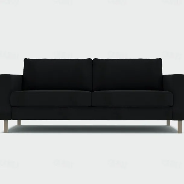 3 Seater Velvet Sofa Cover Solid Color Quilted Velvet Slipcovers KARLcover LITB PRIME cover