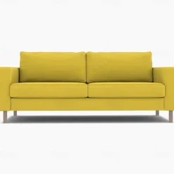 3 Seater Velvet Sofa Cover Solid Color Quilted Velvet Slipcovers KARLcover LITB PRIME cover