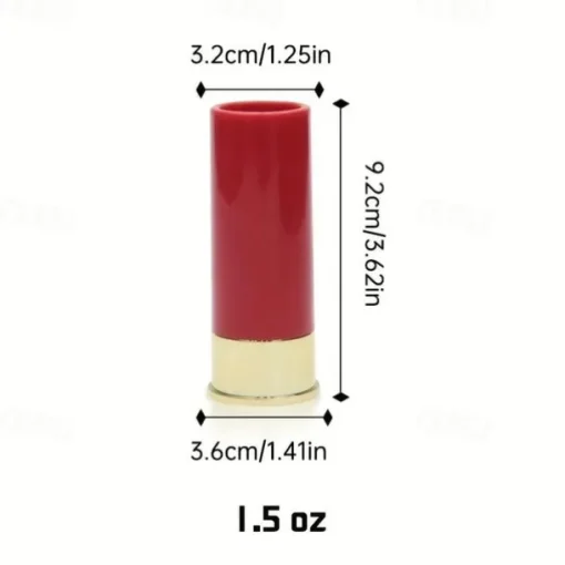 1 set Funny Bullet Shaped Cup Whiskey Shot Glass for Men, Dad, Grandpa, and Husband - Perfect Bar and Party Supplies