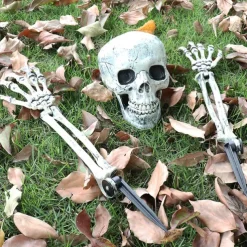 1 set Halloween Decorations Halloween Entertaining, Holiday Decorations Party Garden Wedding Decoration 13.5X18.5/9.5X37 cm Halloween Skeleton Decoration