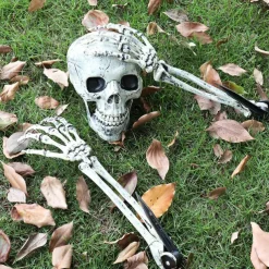 1 set Halloween Decorations Halloween Entertaining, Holiday Decorations Party Garden Wedding Decoration 13.5X18.5/9.5X37 cm Halloween Skeleton Decoration