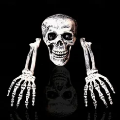 1 set Halloween Decorations Halloween Entertaining, Holiday Decorations Party Garden Wedding Decoration 13.5X18.5/9.5X37 cm Halloween Skeleton Decoration