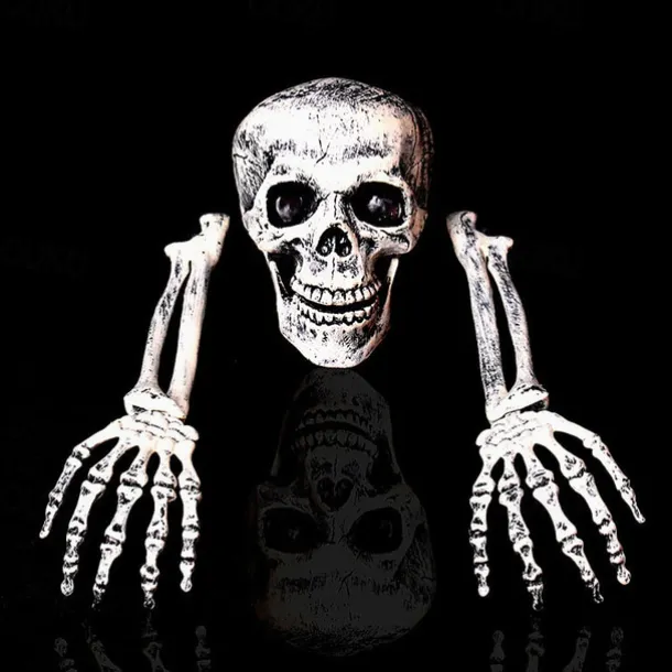 1 set Halloween Decorations Halloween Entertaining, Holiday Decorations Party Garden Wedding Decoration 13.5X18.5/9.5X37 cm Halloween Skeleton Decoration