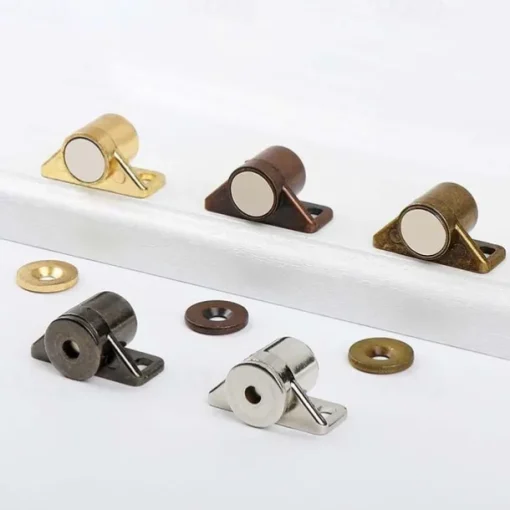 1 Set, Magnet Cabinet Door Catch, Magnetic Furniture Door Stopper, Strong Powerful Neodymium Magnets Latch Cabinet Catches Furniture Accessories