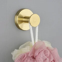 304 Stainless Steel Suction Cup Hooks for Shower, Bathroom, Kitchen, Glass Door, Mirror, Tile Loofah, Towel, Coat, Bath Robe