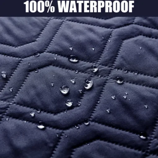 100% Waterproof Armrest Covers Backrest Set,Quilted Couch Arm Cover with One Side Pocket for 1/2/3 Recliner Seat Headrest Covers, Non-Slip Furniture Protector for Sofa Recliner Chair