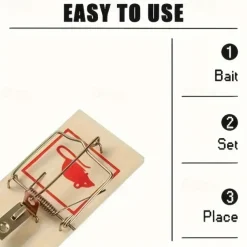 A Special Wooden Device for Catching Mice Tailored for Household Use