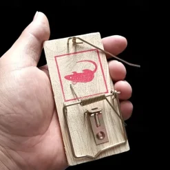 A Special Wooden Device for Catching Mice Tailored for Household Use