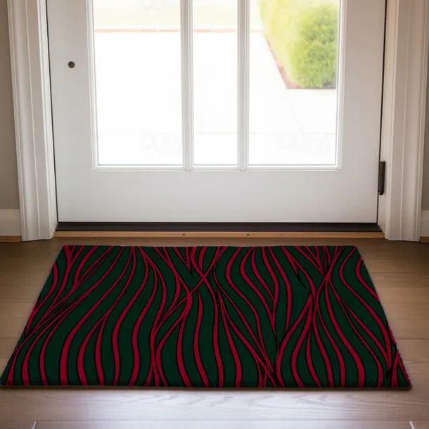 Abstract Line Doormat Floor Mats Washable Rugs Kitchen Mat Non-Slip Oil Proof Rug Indoor Outdoor Mat Bedroom Decor Bathroom Mat Entrance Rug