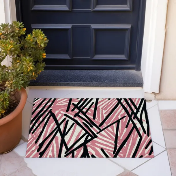Abstract Line Doormat Floor Mats Washable Rugs Kitchen Mat Non-Slip Oil Proof Rug Indoor Outdoor Mat Bedroom Decor Bathroom Mat Entrance Rug