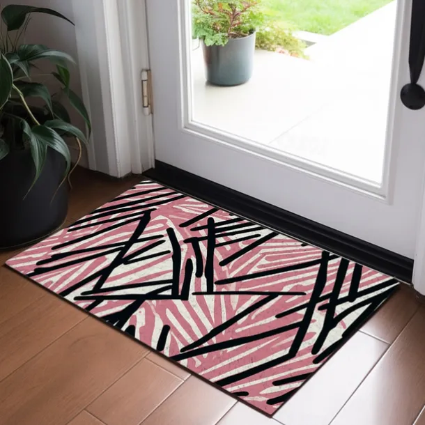 Abstract Line Doormat Floor Mats Washable Rugs Kitchen Mat Non-Slip Oil Proof Rug Indoor Outdoor Mat Bedroom Decor Bathroom Mat Entrance Rug