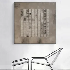 Abstract oil painting hand painted Beige Brown and Green Painting handmade Brown wabi sabi artwork oil painting hand painted Textured Oil Painting Beige Oil Painting Abstract Canvas Art Modern decor