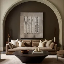 Abstract oil painting hand painted Beige Brown and Green Painting handmade Brown wabi sabi artwork oil painting hand painted Textured Oil Painting Beige Oil Painting Abstract Canvas Art Modern decor