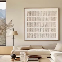 Abstract oil painting hand painted Beige Brown and Green Painting handmade Brown wabi sabi artwork oil painting hand painted Textured Oil Painting Beige Oil Painting Abstract Canvas Art Modern decor