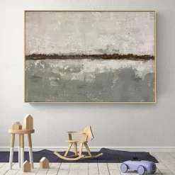 Abstract oil painting large hand painted Beige Painting handmade wabi sabi artwork oil painting hand painted Textured grey Oil Painting Beige Oil Painting Abstract Canvas Art Modern decoration