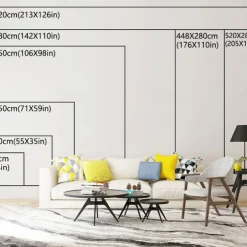 Abstract Wallpaper Mural Grey Wall Murals Covering Sticker Peel and Stick Removable PVC/Vinyl Material Self Adhesive/Adhesive Required Wall Decor for Living Room, Kitchen, Bathroom