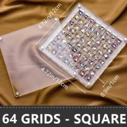 Acrylic Magnetic Seashell Display Box Premium Quality Stunning Showcase to Present and Protect Your Cherished Seashell Collection, Perfect for Home Decor or Gift Giving(Seashell Not Included)