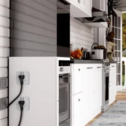 Adhesive Hook -30 Pieces With Adhesive Tape - No Damage No Tools Required No Holes Waterproof And Oil Resistant Very Suitable For Bathroom Kitchen And Home Decoration