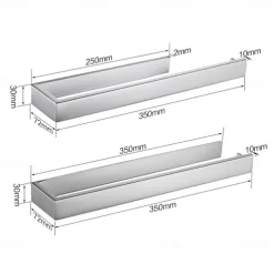 Adhesive Towel Holder, Towel Rail Stainless Steel Wall mounted, Bathroom Towel Rack 35cm, Towel Bar for Bath