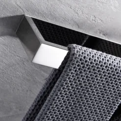 Adhesive Towel Holder, Towel Rail Stainless Steel Wall mounted, Bathroom Towel Rack 35cm, Towel Bar for Bath