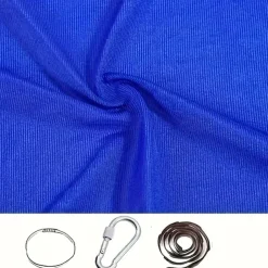 Adjustable Elastic 100*280cm Indoor Outdoor Fabric Hammock for Yoga, Camping, Picnic - Swing Hammock