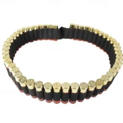 Adjustable 12/20GA Shell Holder Bandolier Belt - Tactical Hunting Ammo Carrier with 50 Round Capacity
