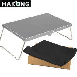 Adjustable Height Aluminum Alloy Camping Folding Table - Portable Outdoor Table for Versatile Use and Comfor