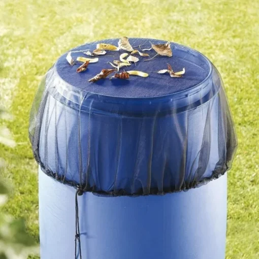 Adjustable Mesh Cover For Rain Barrel, Anti Falling Leaves Filter Screen, Gardening Supplies