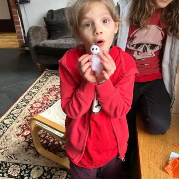 Adopt A Ghost, Halloween Gift Cute Ghost Little Felt Ghost Box with Tiny Scroll, Felt Ghost Gift Box, Cute Ghost Matchbox Gift, Ghost Ornament for Friends Family