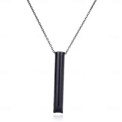 Aerosolry Breathlace,Stainless Steel Pendant Necklace Whistle for Meditation, Mindfulness, Breathing Techniques, Stress Relief, and Anxiety Reduction during Yoga